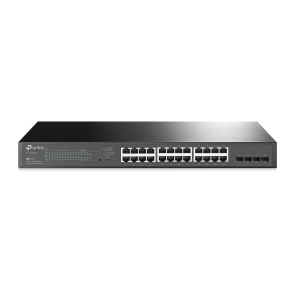 TP-LINK, OMADA, 28-PORT, MANAGED, GIGABIT, RACK, SWITCH, POE+(24), SFP(4), 250W, 5YR, 