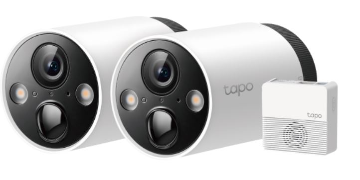 TP-Link, Tapo, C420S2, 4MP, Smart, Wire-Free, Security, Camera, System, 2-Camera, System, 
