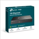 TP-Link, VIGI, NVR1016H, 16, Channel, Network, Video, Recorder, 24/7, Continuous, Recording, Up, To, 10TB, (HDD, Not, Included), 16, Ch, 