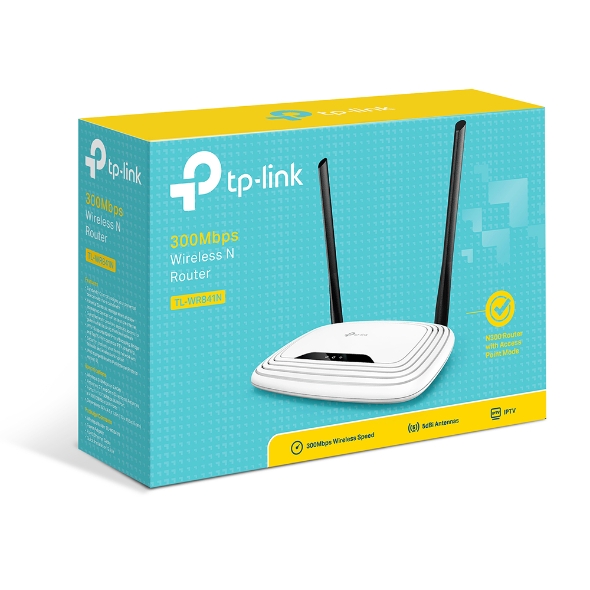 Wireless Networking/TP-LINK: TP-Link, TL-WR841N, N300, Wireless, N, Router, 2.4GHz, (300Mbps), 4x100Mbps, LAN, 1x100Mbps, WAN, 802.11bgn, 2x5dBi, antennas, ~TL-WR84, 