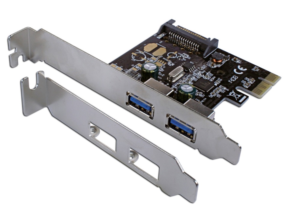 C/Land, 2, Port, PCIE, USB3, Card, 2, X, EXTERNAL, PORTS, LP, Bracket, 
