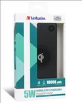 Verbatim, POWER, PACK, 10000MAH, 2, PORTS, WLESS, 5W, BLK, 