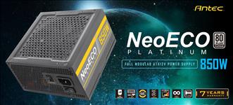 Antec, NEP, 850W, 80+, Platinum, Fully, Modular, Zero, RPM, 28(18+10), pin, MBU, 2x, 8PIN, EPS, Japanese, Heavy, Capacitors, LLC, AT, 