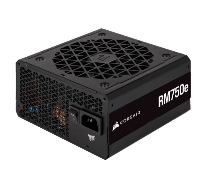 Power Supplies/Corsair: CORSAIR, RMe, Series, RM750e, ATX, 3.0, 12VHPWR, Cable, included., Fully, Modular, 80PLUS, Gold, ATX, Power, Supply, PSU, 7, Years, Warr, 