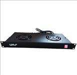 LDR, 2, Way, Rackmountable, Fan, Kit, with, power, switch, -, 2x, Fans, -, 1U, Size, -, Black, Metal, Construction, 