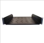 LDR, Cantilever, 2U, 452mm, Deep, Shelf, Recommended, for, 19, 1000mm, Deep, Cabinet, -, Black, Metal, Contruction, 