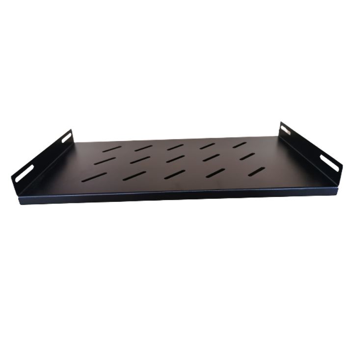 LDR, Fixed, 1U, 275mm, Deep, Shelf, Recommended, for, 19, 450/550mm, Deep, Cabinet, -, Black, Metal, Construction, 