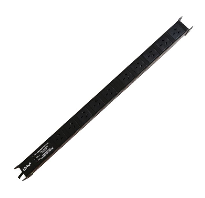 LDR, 10-Port, 10A, Power, Distribution, Unit, AU, Approved, -, 10x, 3-Pin, AU/NZ, Outlets/Slots, -, 1U, Vertical, Mount, 