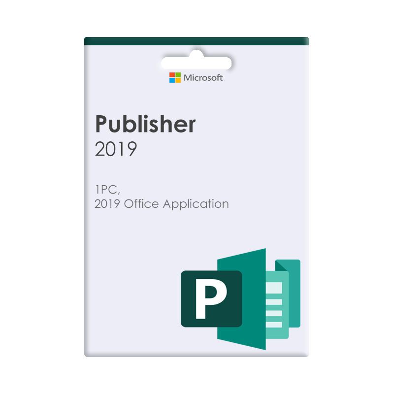 Microsoft, Publisher, 2019, Volume, Licence, 1, Licence, No, Level, 