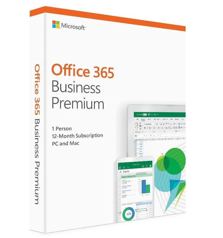 Microsoft, 365, Business, Premium, (ESD), ELECTRONIC, LICENSE, 1, Year, Subscription, -Digital, Download, (, Key, only, ), 