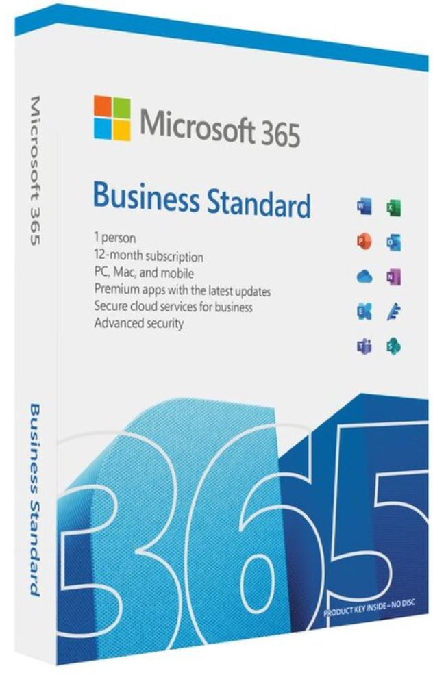 Microsoft, 365, Business, 2021, Standard, Retail, English, APAC, 1, User, 1, Year, Subscription, Medialess, (, Replace, SMS-M365B-1YRML, 