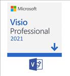 Microsoft, Visio, Pro, 2021(32/64, BIT), -, (ESD), ELECTRONIC, LICENSE, -, No, Refund, 