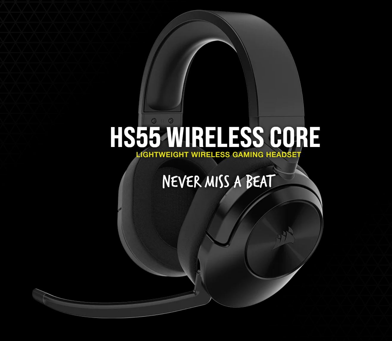 Corsair, HS55, Core, Carbon, Wireless, &, Bluetooth, PS5, Box, X, Switch., Discord, Certified, Ultra, Comfort, Foam, Gaming, Headset, 