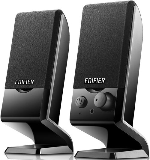 Edifier, M1250, 2.0, USB, Powered, Compact, Multimedia, Speakers, -, 3.5mm, AUX/Flat, Panel, Design, Satellites/Built, in, Power/Volume, 