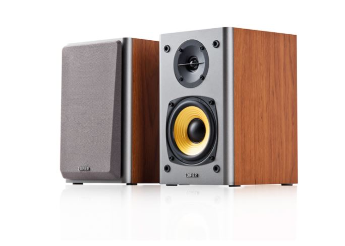 Edifier, R1000T4, Ultra-Stylish, Active, Bookself, Speaker, -, Home, Entertainment, Theatre, -, 4, Bass, Driver, Speakers, BROWN, 
