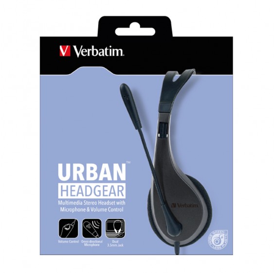 Verbatim, MM, Headset, W/, MicroPH, 
