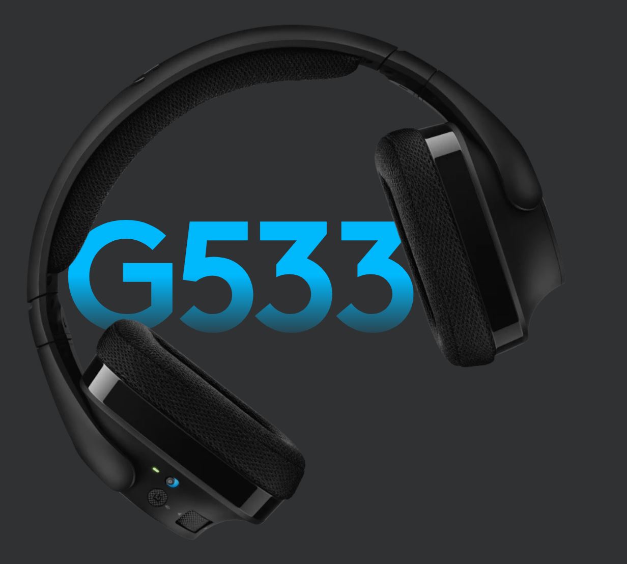 Logitech, G533, WIRELESS, GAMING, HEADSET, 