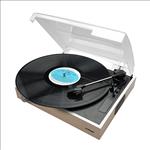 mbeatÂ®, Wooden, Style, USB, Turntable, Recorder, -, Vinyl, to, MP3, Built-in, Stereo, Speakers, Vinyl, 33/45/78, -, Natural, 