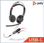 POLY, BLACKWIRE, C5220, UC, STEREO, CORDED, HEADSET, 3.5MM, &, USB-CSOH, ONLY, 