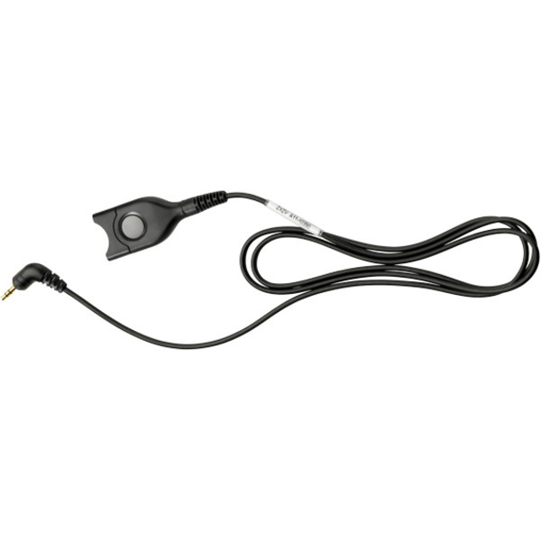 EPOS, Sennheiser, Dect/GSM, Cable:, 100, cm, ED, cable, to, 2.5mm, -, 3, Pole, jack, plug, without, microphone, damping., For, deskphones, 