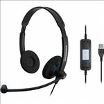 EPOS, Sennheiser, SC60, Binaural, Wideband, Office, headset, integrated, call, control, USB, connect, Activegard, protection, la, 