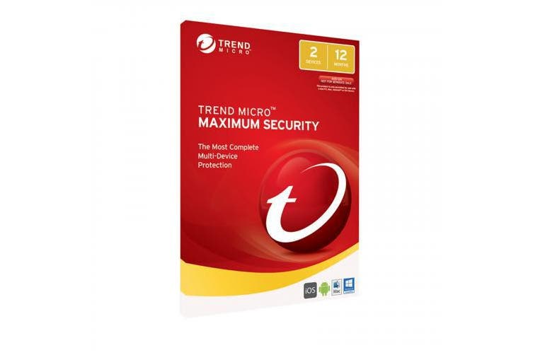 Security, Firewall And Anti-virus/Trend Micro: Trend, Micro, Maximum, Security, (1-2, Devices), 1Yr, Subscription, Add-On, 