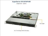 Supermicro, 1RU, SuperServer, 5019P-MR, Barebone, Server, Single, Scaleable, Socket, LGA3647, 4, x, 3.5, HDD, Hot, Swap, IPMI, 400w, 