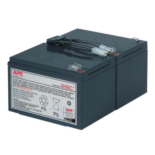 Uninterruptible Power Supplies (UPS)/APC: APC, Replacement, Battery, Cartridge, 6, 