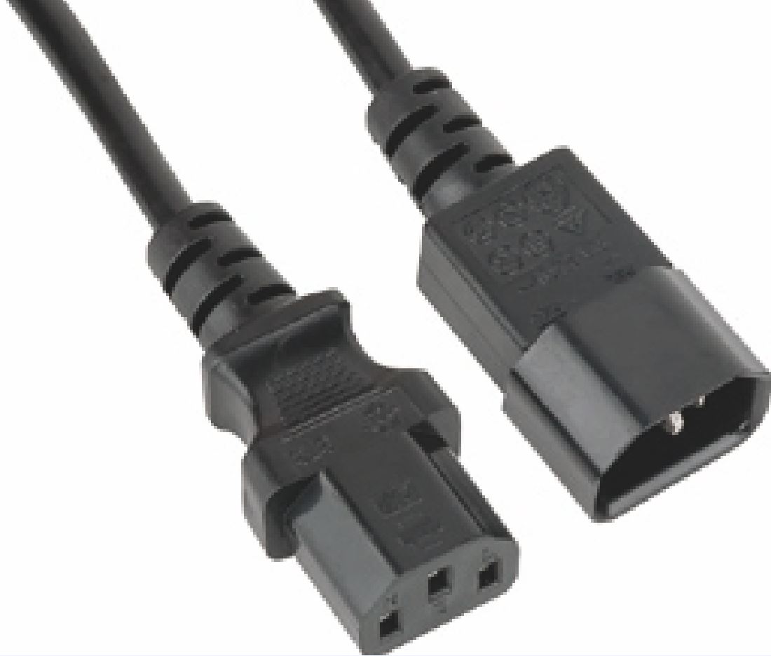 Cables/Astrotek: Astrotek, Power, Extension, Cable, 2m, -, Male, to, Female, Monitor, to, PC, or, PC/UPS, to, Device, IEC, C13, to, C14, 