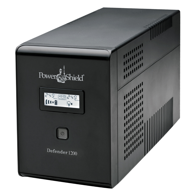 PowerShield, Defender, 1200VA, /, 720W, Line, Interactive, UPS, with, AVR, Australian, Outlets, and, user, replaceable, batteries, 