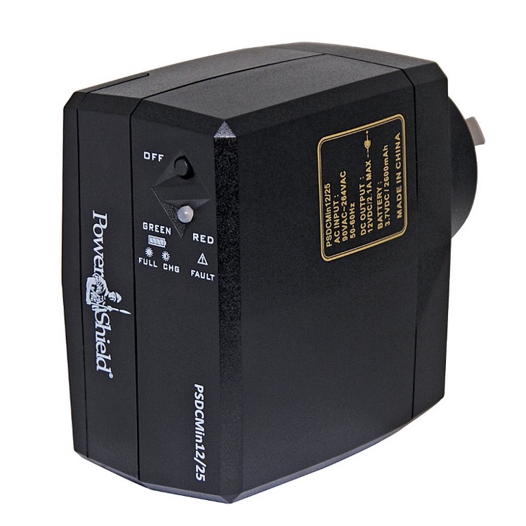 Power Supplies/PowerShield: PowerShield, DC, Mini, 12V, DC, 18W, (1.5A), Plug, Pack, UPS, 