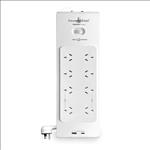 PowerShield, PSZ8U2, ZapGuard, 8, Way, Power, Surge, Filter, Board, USB, A, /, C, Connectors, Wide, Spaced, Sockets, Wall, Mountable, $, 