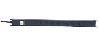 PowerShield, RPR-10V15MCB, Vertical, PDU, with, 16A, Aus, Input, plug, 10, Aus, outlets, 