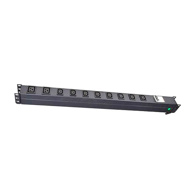 Powershield, 10, Outlet, Vertical, IEC, PDU, C20, Input, 8x, 10A, IEC, C13, &, 2x, 16A, IEC, C19, 2m, power, cord, 0RU, Black, 