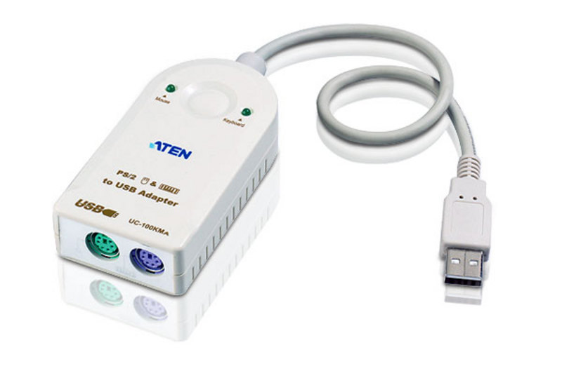 Adapters/Aten: Aten, USB, to, 2, Port, PS/2, Active, Converter, 
