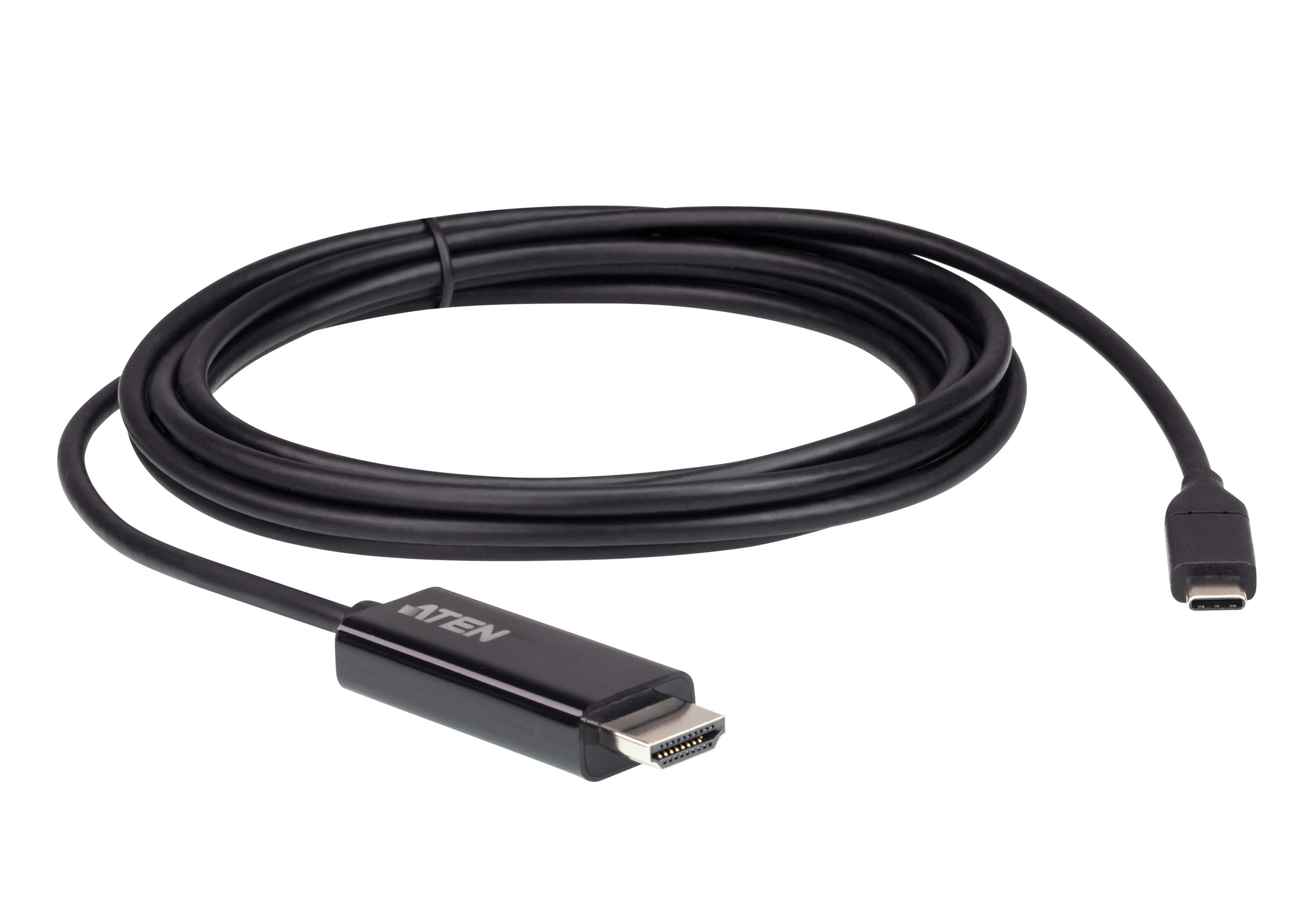 Aten, USB-C, to, HDMI, 4K, 2.7m, Cable, supports, up, to, 4K, @, 60Hz, with, high, quality, cable, 