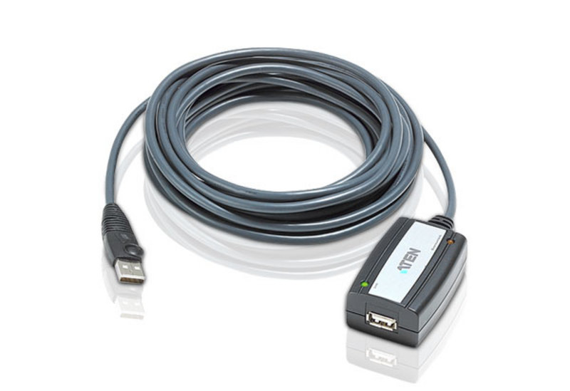 Adapters/Aten: Aten, 1, Port, USB, 2.0, 5m, Active, Extension, Cable, 