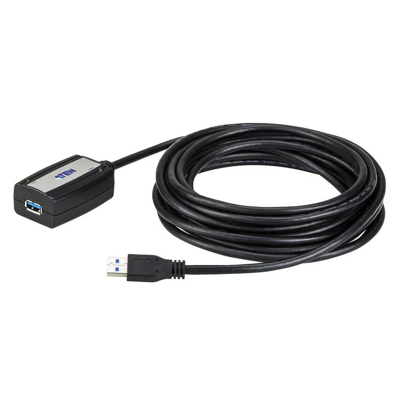Adapters/Aten: Aten, 1, Port, USB, 3.0, 5m, Active, Extension, Cable, 