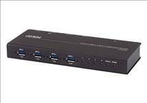 Aten, Industrial, Peripheral, Switch, 4x4, USB, 3.1, Gen1, 4x, Devices, 4x, USB, 3.1, Gen1, Ports, Remote, Port, Selector, Supports, RS, 