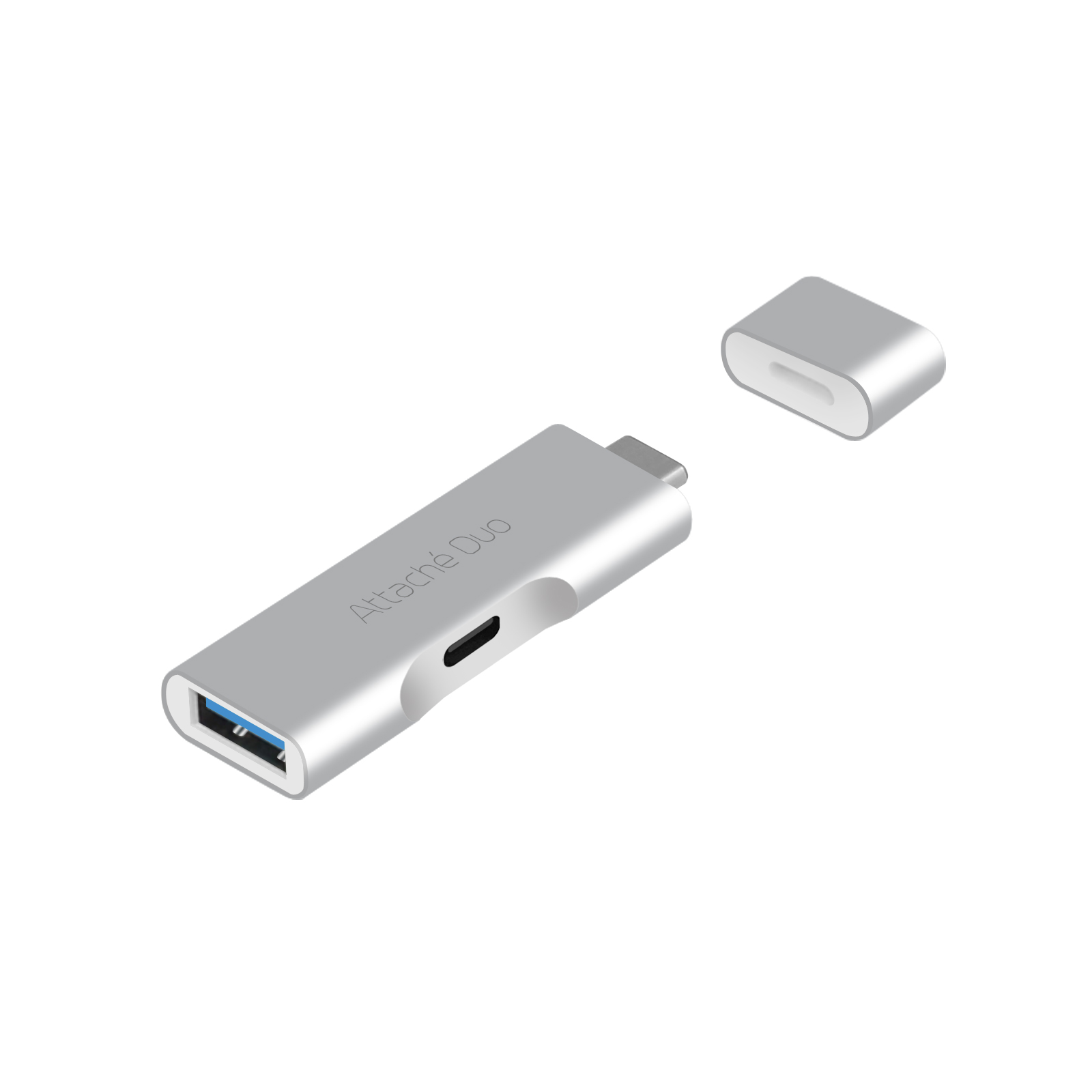 Adapters/MBEAT: mbeatÂ®, Attach, Duo, Type-C, To, USB, 3.1, Adapter, With, Type-C, USB-C, Port, -Support, USB, 3.1/3.0/2.0/1.1, devices, ï¼ˆLï¼‰, 