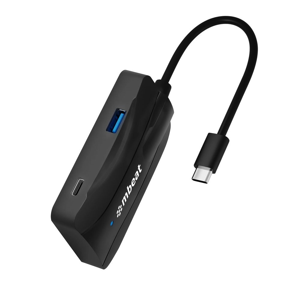 mbeatÂ®, 4-Port, 10Gbps, USB-C, 3.2, Gen2, Hub, (2, USB-A, &, 2, USB-C), 
