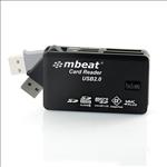 mbeatÂ®, USB, 2.0, All, In, One, Card, Reader, -, Supports, SD/SDHC/CF/MS/XD/MicroSD, /MicroSD, HC, /, SONY, M2, without, adaptor., 