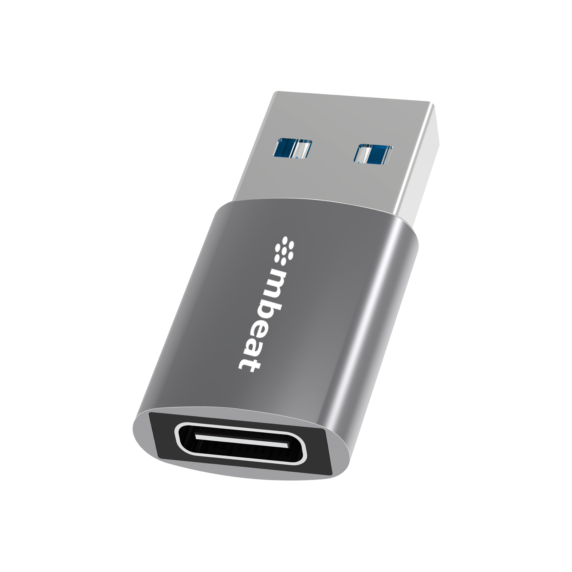 mbeat, Elite, USB, 3.0, (Male), to, USB-C, (Female), Adapter, -, Converts, USB-C, device, to, Any, Computers, Laptops, with, USB-A, port, 