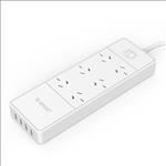 ORICO, 6, AC, Outlet, Surge, Protector, with, 4, USB, 30W, Smart, Charger, (OSD-6A4U-AU), -, UPAE-Q6A3U, -, UPAPCP66, -, UPSA-PB60-MS, 