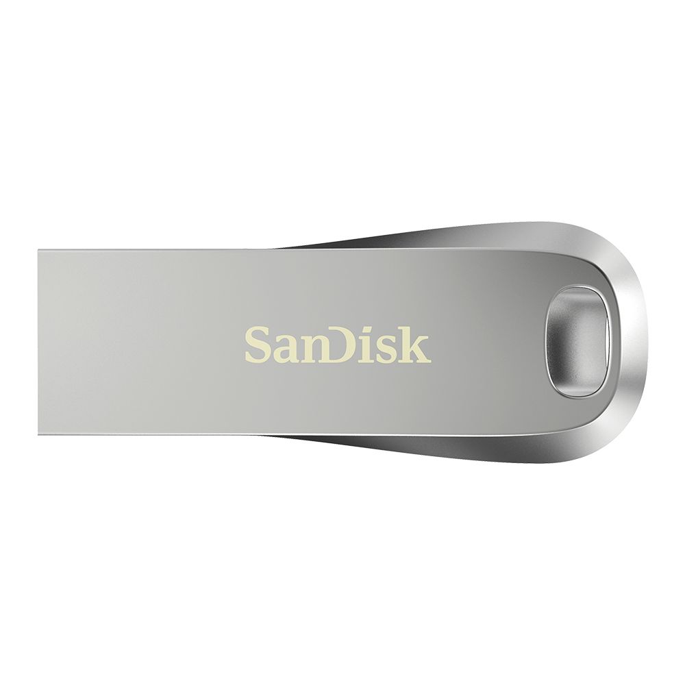 SanDisk, 128GB, Ultra, Luxe, USB3.1, Flash, Drive, Memory, Stick, USB, Type-A, 150MB/s, capless, sliver, 5, Years, Limited, Warranty, 