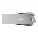 SanDisk, 256GB, Ultra, Luxe, USB3.1, Flash, Drive, Memory, Stick, USB, Type-A, 150MB/s, capless, sliver, 5, Years, Limited, Warranty, 