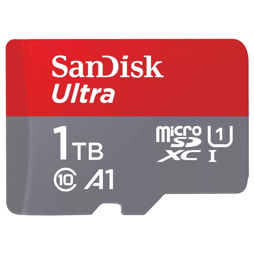 SanDisk, Ultra, microSDXC, UHS-I, 1TB, -USB, 3.0, Reader, -Transfer, Speeds, of, Up, to, 150MB/s, -10-Year, Limited, Warranty, 