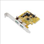 Sunix, USB2312, USB, 3.1, Enhanced, SuperSpeed, Dual, ports, PCI, Express, Host, Card, with, Type-A, Receptacle, 