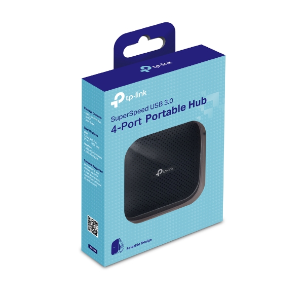 TP-Link, UH400, USB3.0, Hub, 4, Ports, Portable, Up, to, 5Gbps, 4, Devices, USB3.0, Type, A, No, Power, Adapter, Needed, 