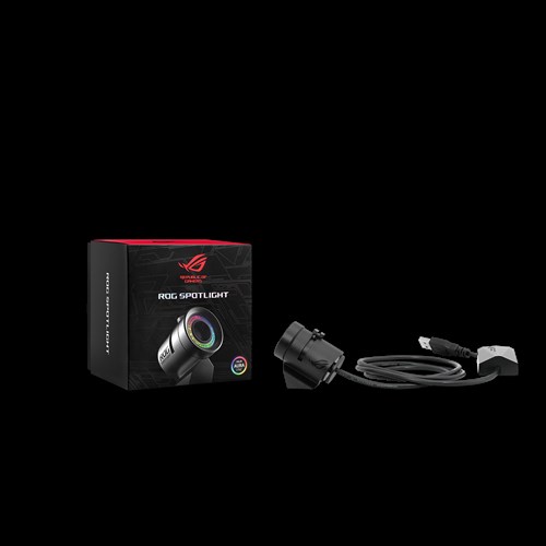 ASUS, ROG, Spotlight, USB, Logo, Projector, Aura, Sync, RGB, LED, 
